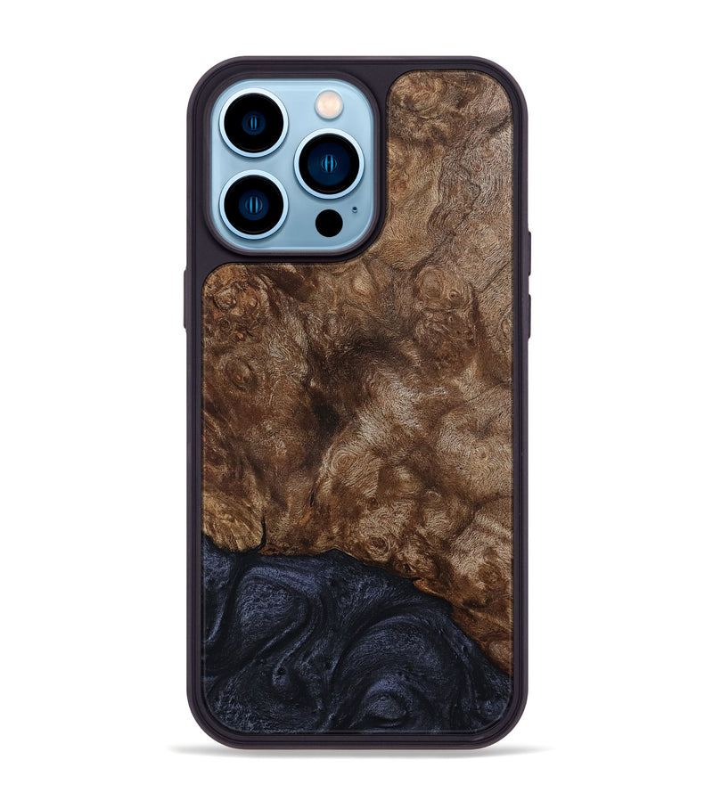iPhone 14 Pro Max Wood Phone Case - Brett (Wood Burl, 799091)