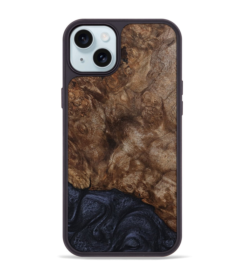 iPhone 15 Plus Wood Phone Case - Brett (Wood Burl, 799091)