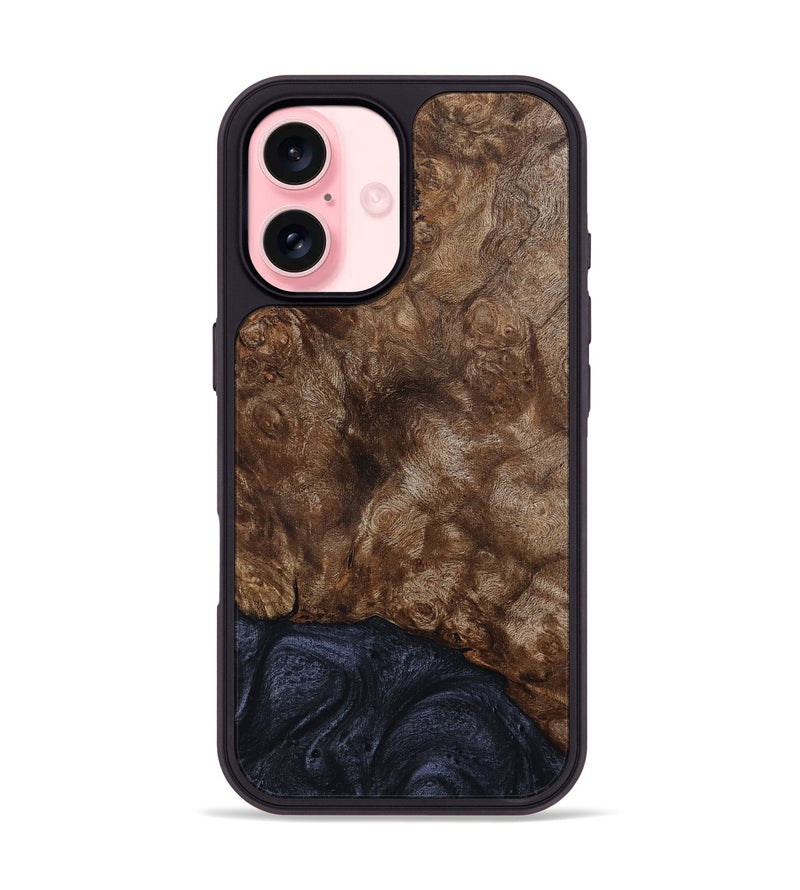 iPhone 16 Wood Phone Case - Brett (Wood Burl, 799091)