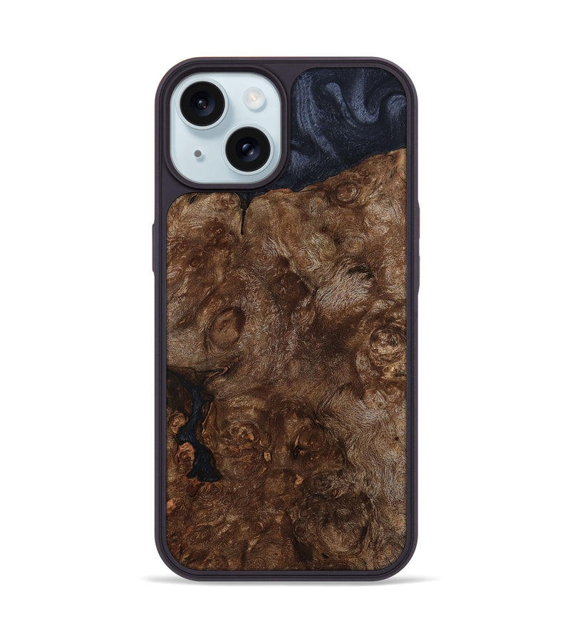 iPhone 15 Wood Phone Case - Jerrold (Wood Burl, 799093)