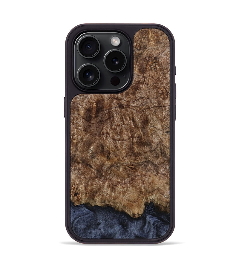 iPhone 15 Pro Wood Phone Case - Penny (Wood Burl, 799094)