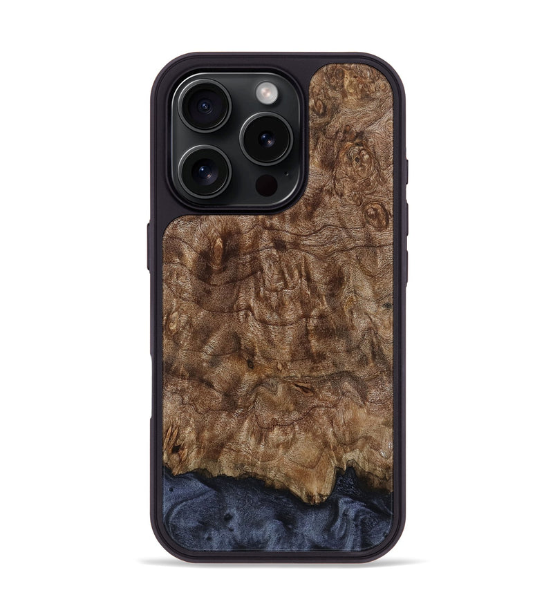 iPhone 16 Pro Wood Phone Case - Penny (Wood Burl, 799094)