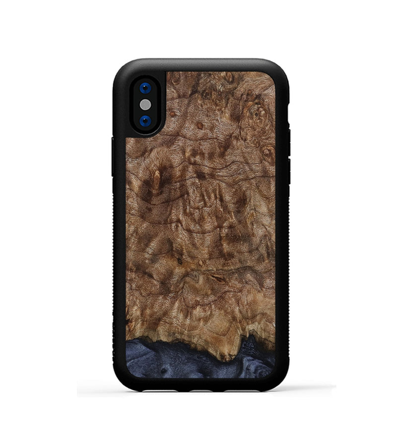iPhone Xs Wood Phone Case - Penny (Wood Burl, 799094)