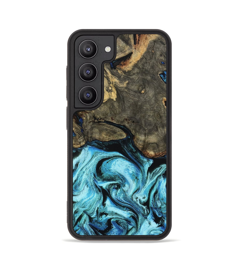 Galaxy S23 Wood Phone Case - Florene (Blue, 799100)