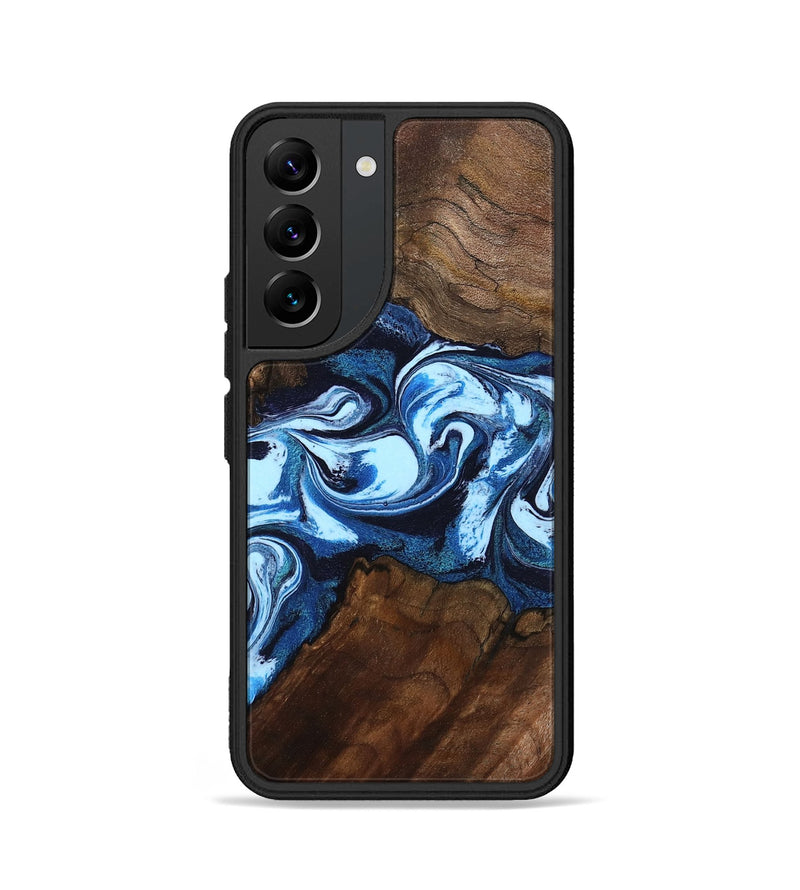 Galaxy S22 Wood Phone Case - Hollis (Blue, 799105)