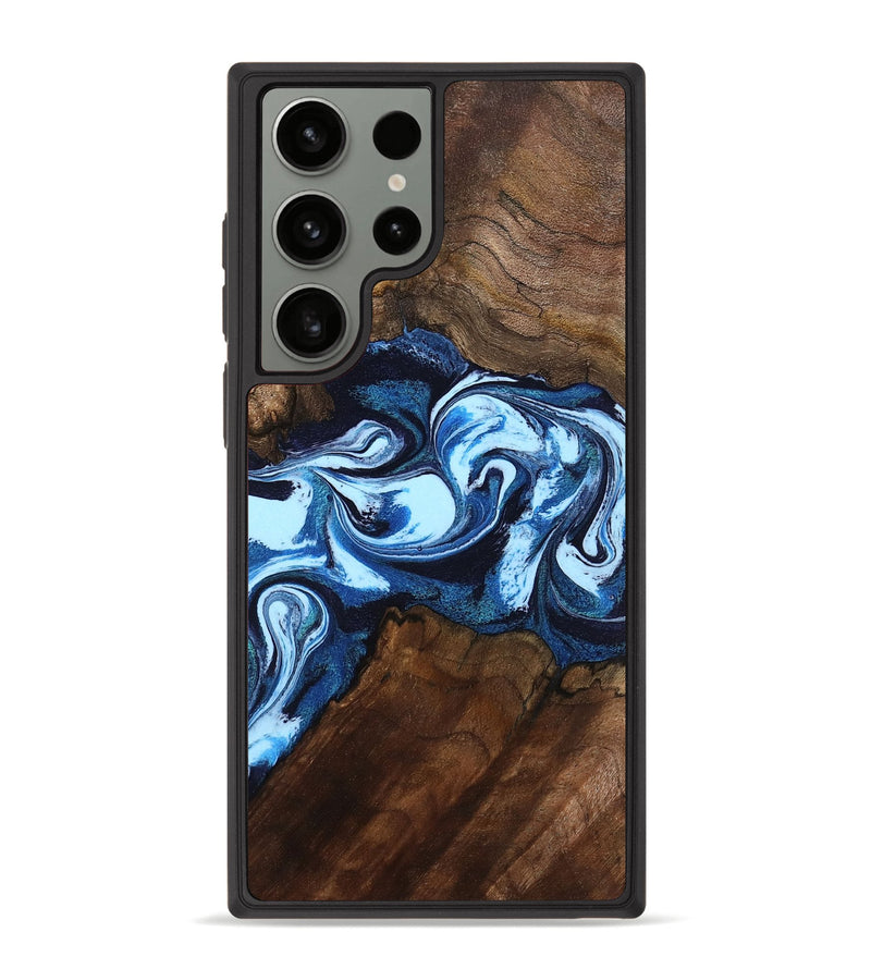 Galaxy S23 Ultra Wood Phone Case - Hollis (Blue, 799105)