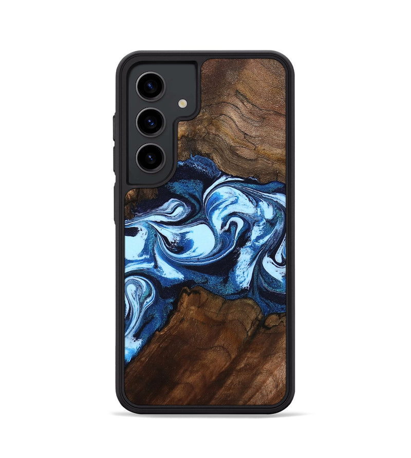Galaxy S24 Wood Phone Case - Hollis (Blue, 799105)