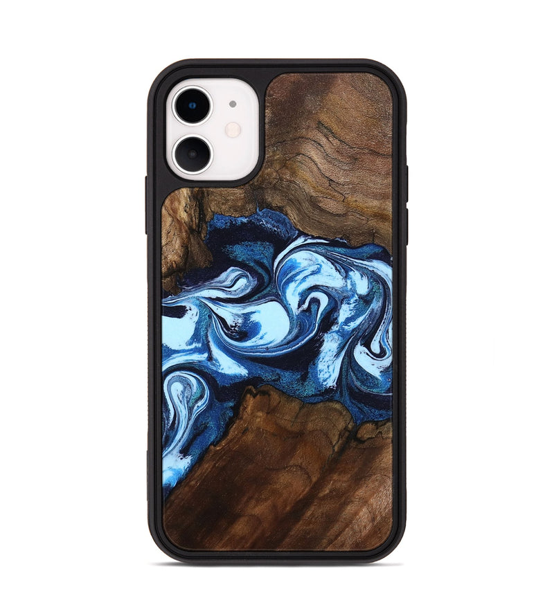 iPhone 11 Wood Phone Case - Hollis (Blue, 799105)