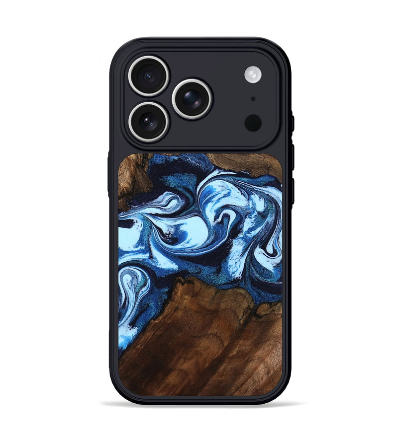 iPhone 17 Pro Wood Phone Case - Hollis (Blue, 799105)