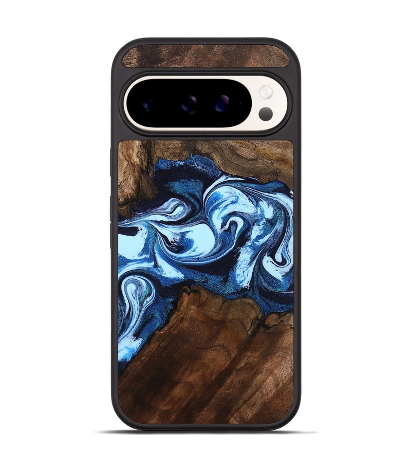 Pixel 9 Pro Wood Phone Case - Hollis (Blue, 799105)