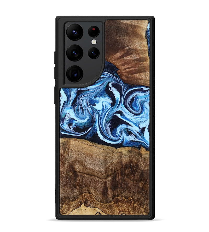 Galaxy S22 Ultra Wood Phone Case - Saylor (Blue, 799106)