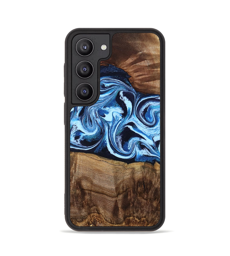 Galaxy S23 Wood Phone Case - Saylor (Blue, 799106)