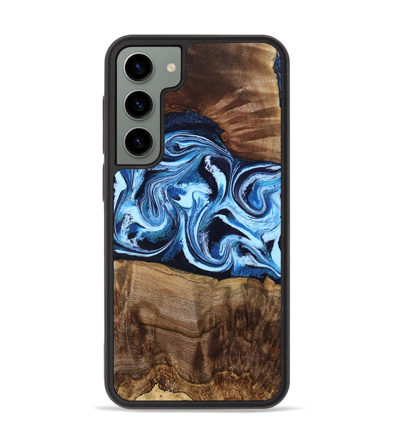 Galaxy S23 Plus Wood Phone Case - Saylor (Blue, 799106)