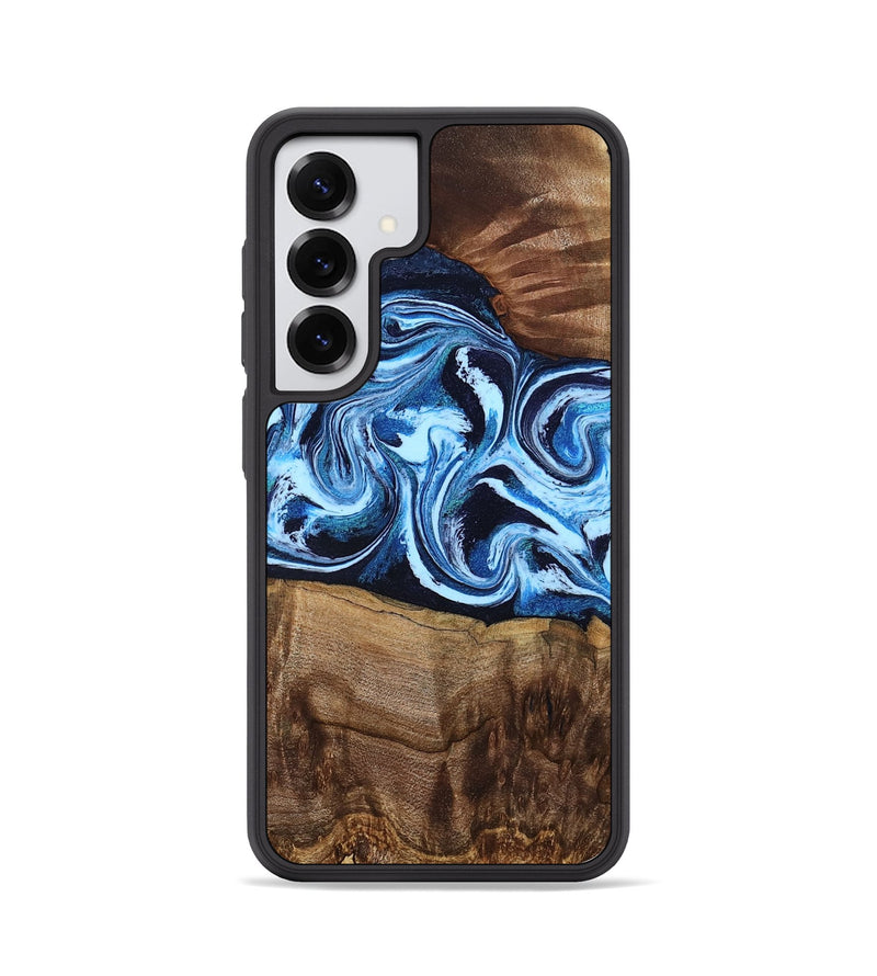 Galaxy S25 Wood Phone Case - Saylor (Blue, 799106)