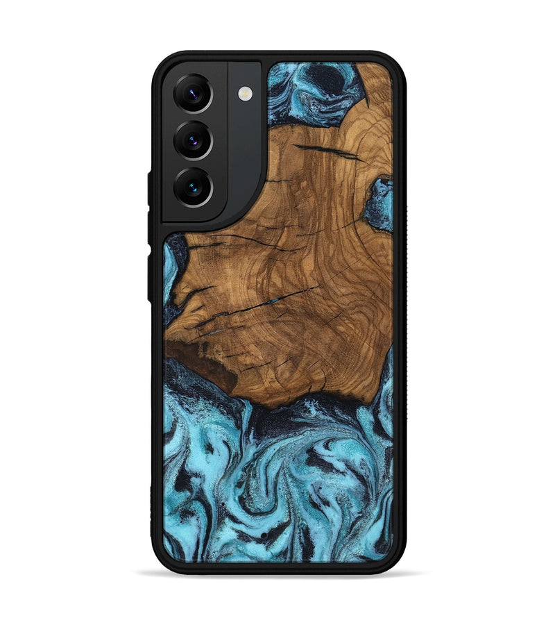 Galaxy S22 Plus Wood Phone Case - Anais (Blue, 799107)
