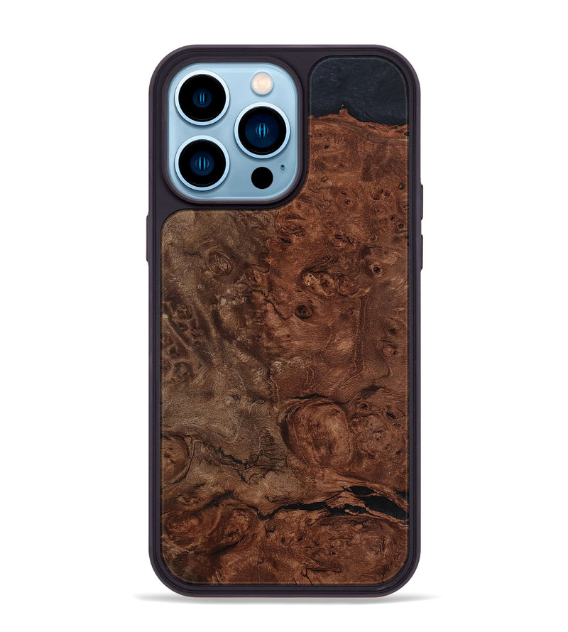 iPhone 14 Pro Max Wood Phone Case - Mattie (Wood Burl, 799110)