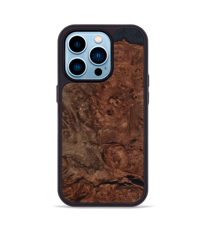 iPhone 14 Pro Wood Phone Case - Mattie (Wood Burl, 799110)
