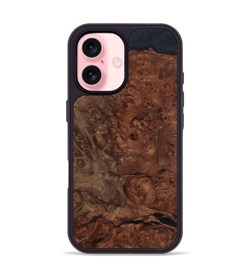 iPhone 16 Wood Phone Case - Mattie (Wood Burl, 799110)