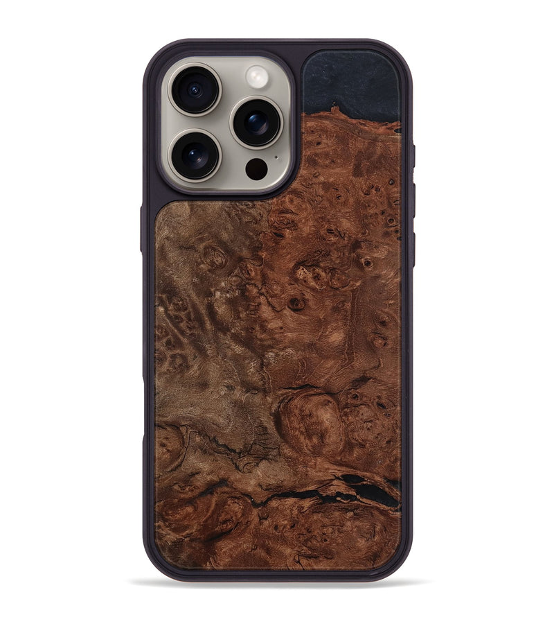 iPhone 16 Pro Max Wood Phone Case - Mattie (Wood Burl, 799110)