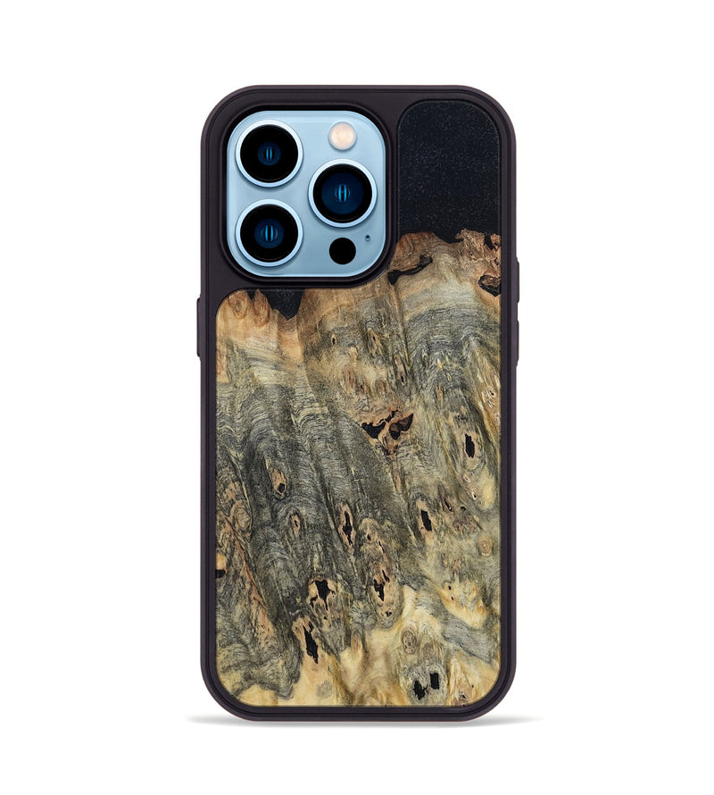 iPhone 14 Pro Wood Phone Case - Davon (Wood Burl, 799111)