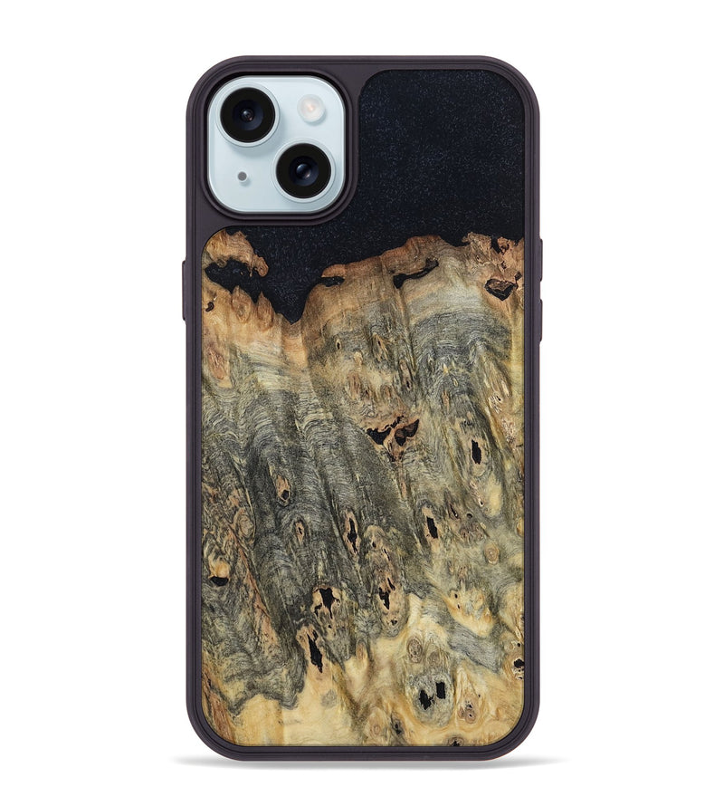 iPhone 15 Plus Wood Phone Case - Davon (Wood Burl, 799111)