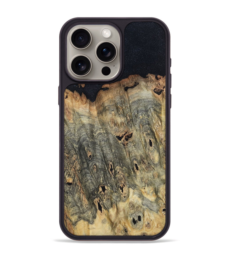 iPhone 15 Pro Max Wood Phone Case - Davon (Wood Burl, 799111)