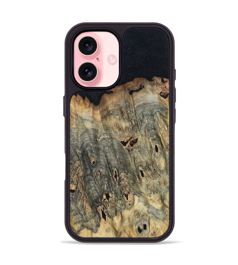 iPhone 16 Wood Phone Case - Davon (Wood Burl, 799111)