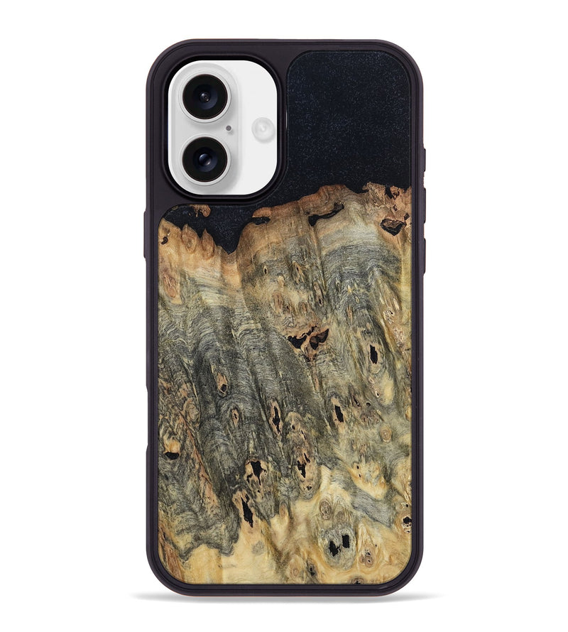 iPhone 16 Plus Wood Phone Case - Davon (Wood Burl, 799111)