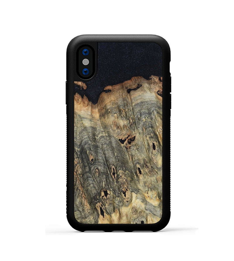 iPhone Xs Wood Phone Case - Davon (Wood Burl, 799111)