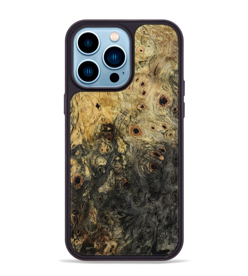iPhone 14 Pro Max Wood Phone Case - Hosea (Wood Burl, 799112)