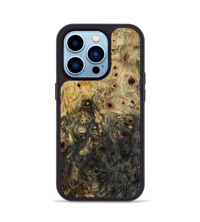 iPhone 14 Pro Wood Phone Case - Hosea (Wood Burl, 799112)