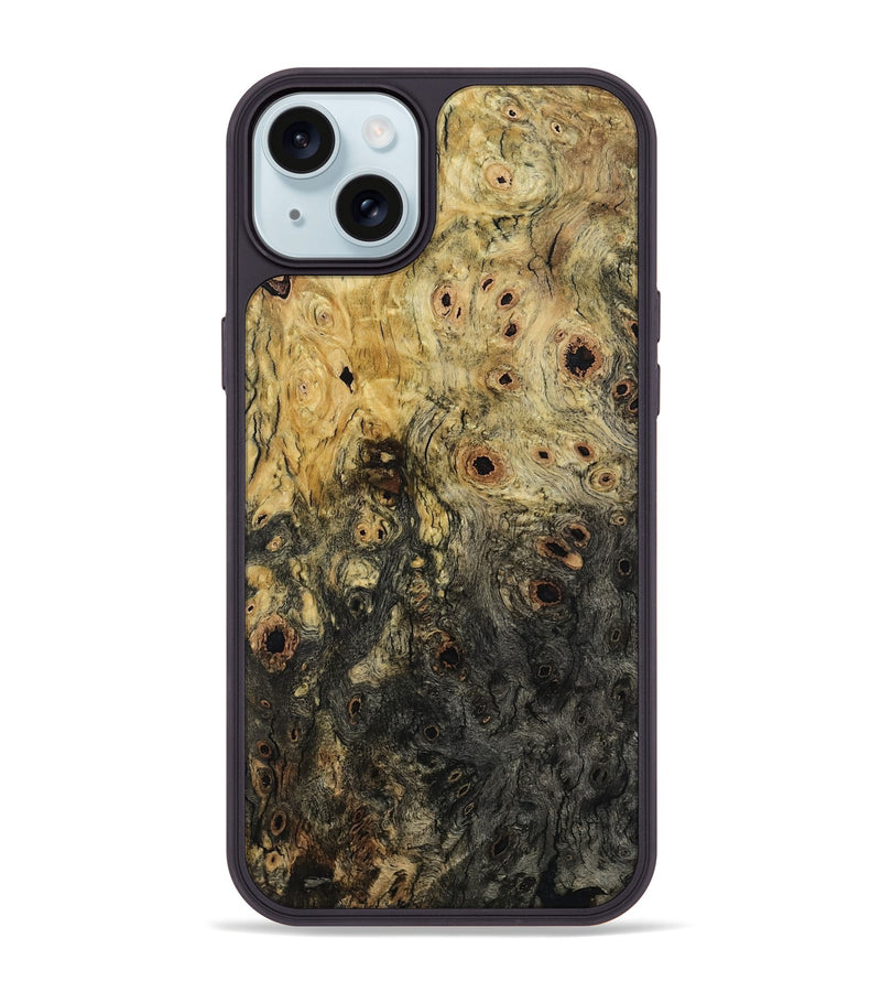 iPhone 15 Plus Wood Phone Case - Hosea (Wood Burl, 799112)