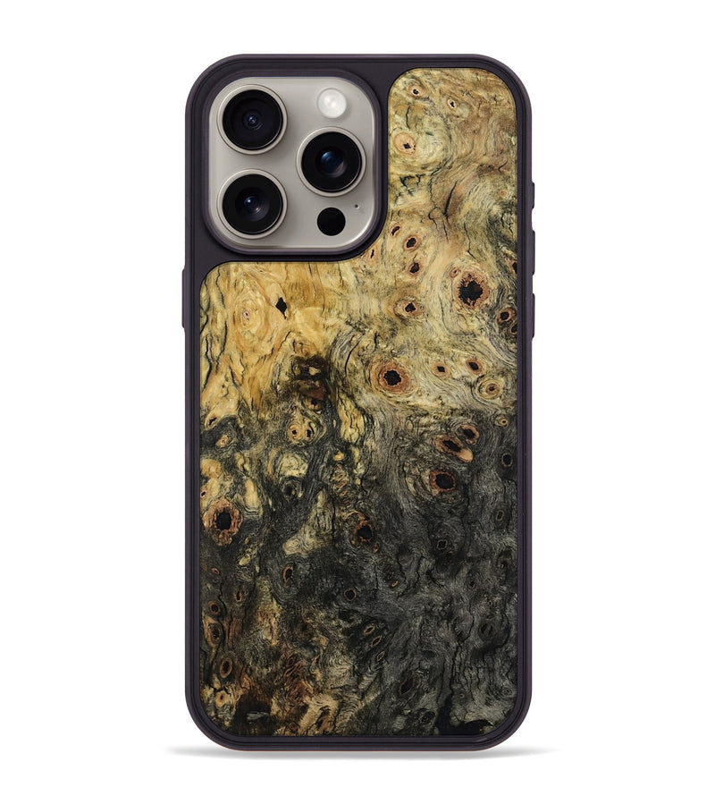 iPhone 15 Pro Max Wood Phone Case - Hosea (Wood Burl, 799112)