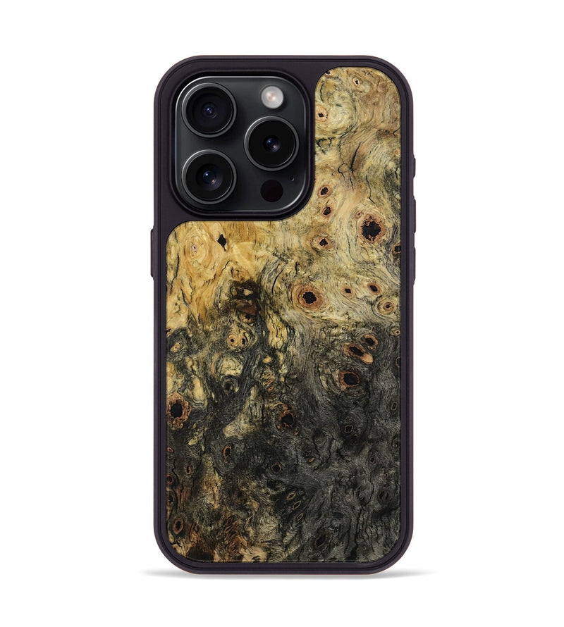 iPhone 15 Pro Wood Phone Case - Hosea (Wood Burl, 799112)