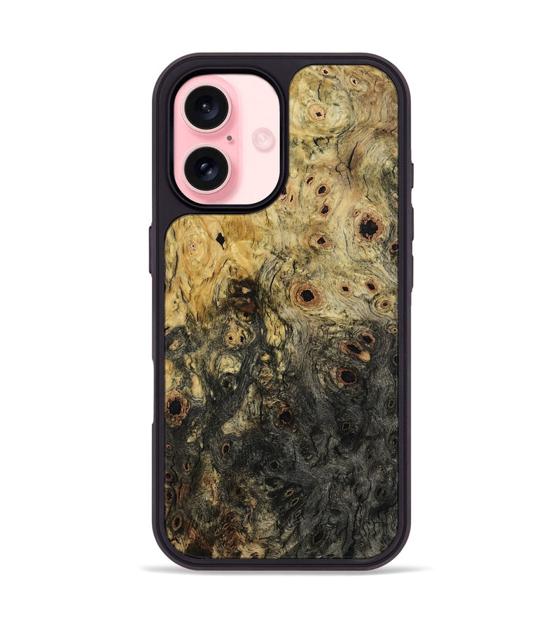 iPhone 16 Wood Phone Case - Hosea (Wood Burl, 799112)