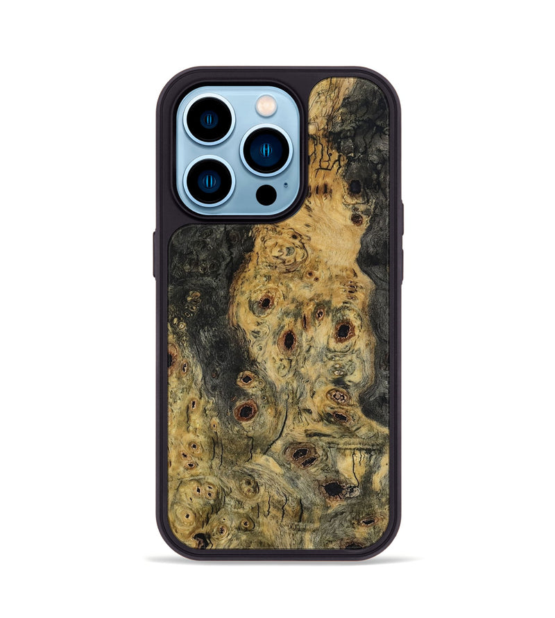 iPhone 14 Pro Wood Phone Case - Dimitri (Wood Burl, 799114)