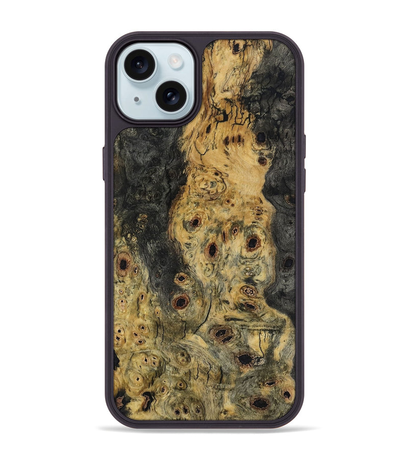 iPhone 15 Plus Wood Phone Case - Dimitri (Wood Burl, 799114)