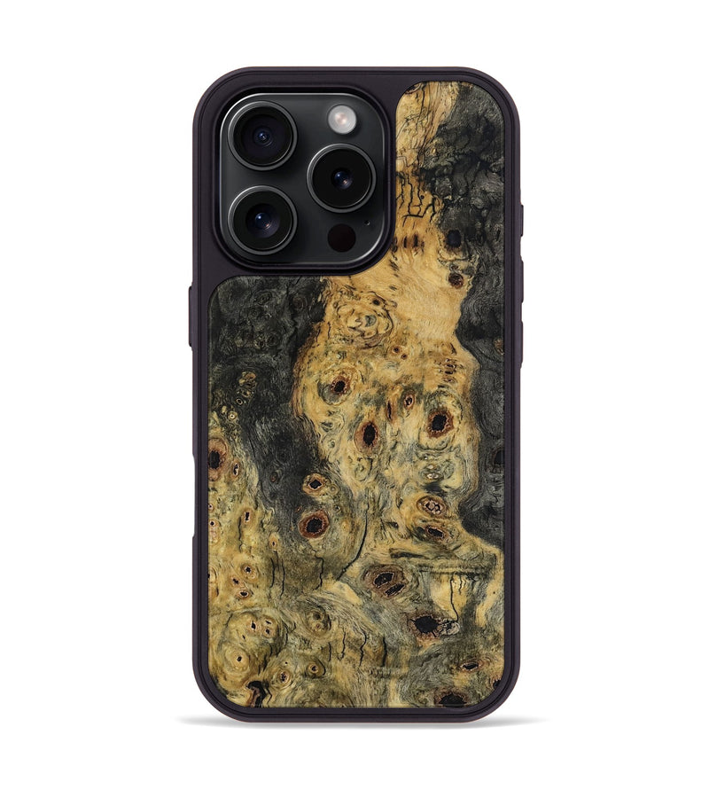 iPhone 16 Pro Wood Phone Case - Dimitri (Wood Burl, 799114)