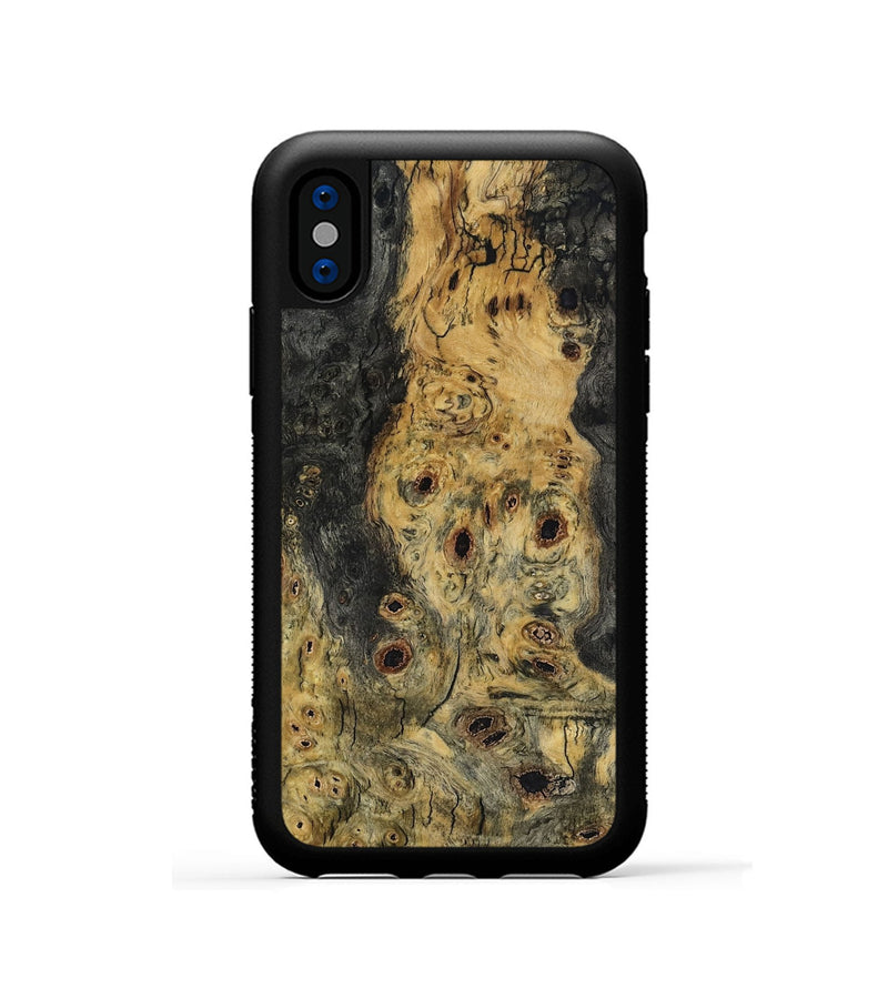 iPhone Xs Wood Phone Case - Dimitri (Wood Burl, 799114)