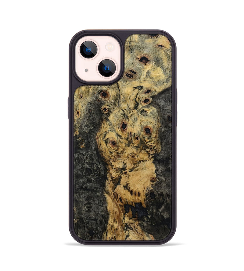 iPhone 14 Wood Phone Case - Zella (Wood Burl, 799115)