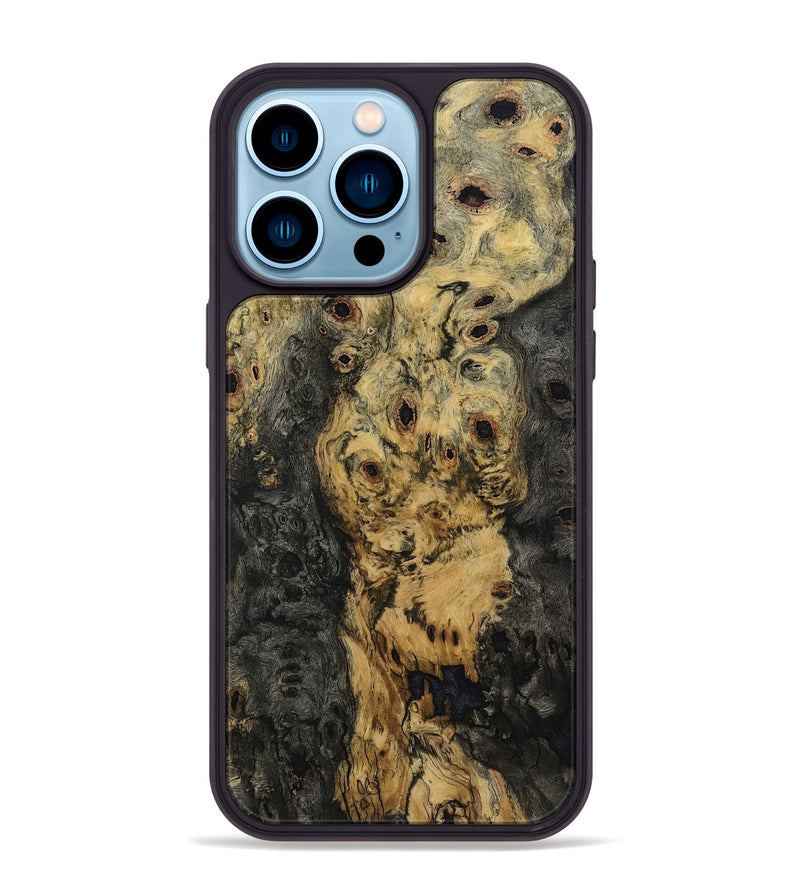 iPhone 14 Pro Max Wood Phone Case - Zella (Wood Burl, 799115)