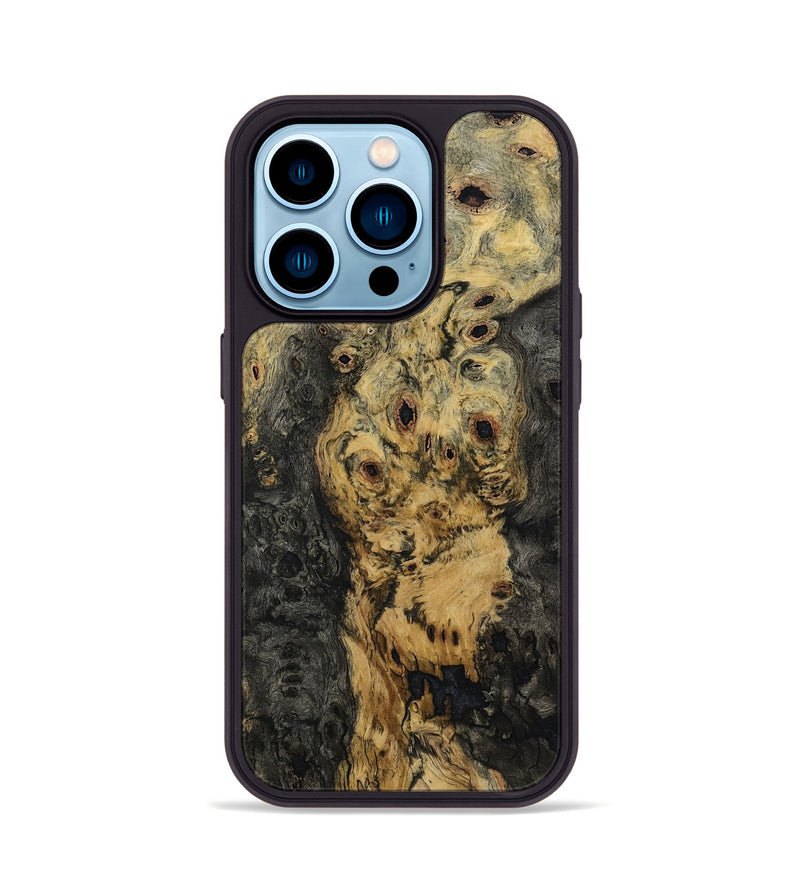 iPhone 14 Pro Wood Phone Case - Zella (Wood Burl, 799115)