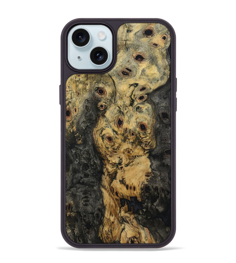 iPhone 15 Plus Wood Phone Case - Zella (Wood Burl, 799115)