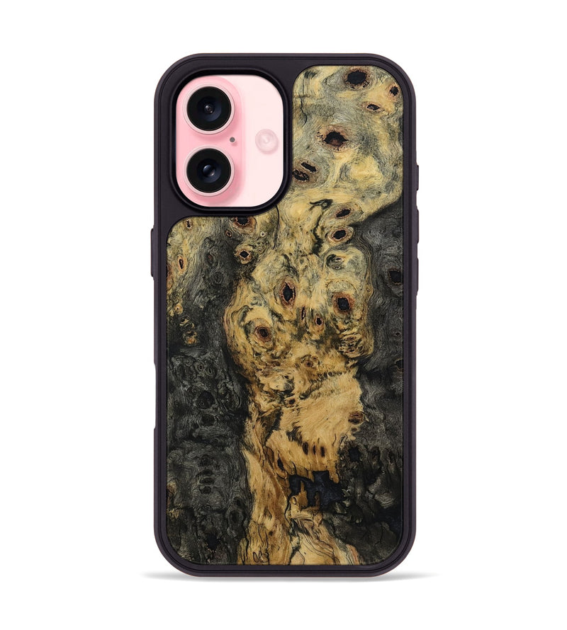 iPhone 16 Wood Phone Case - Zella (Wood Burl, 799115)