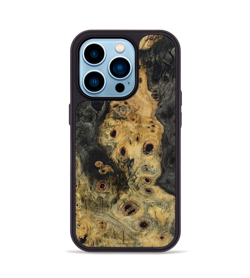 iPhone 14 Pro Wood Phone Case - Alijah (Wood Burl, 799117)