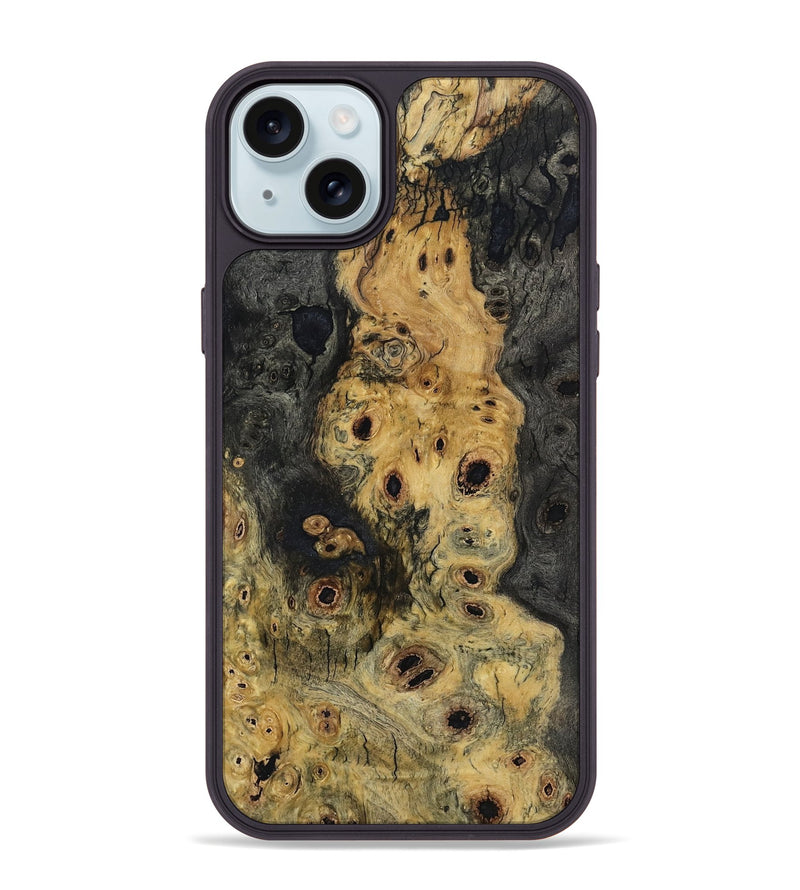 iPhone 15 Plus Wood Phone Case - Alijah (Wood Burl, 799117)