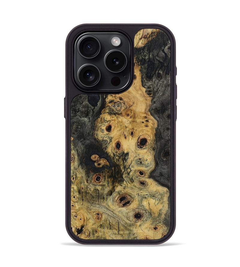 iPhone 15 Pro Wood Phone Case - Alijah (Wood Burl, 799117)