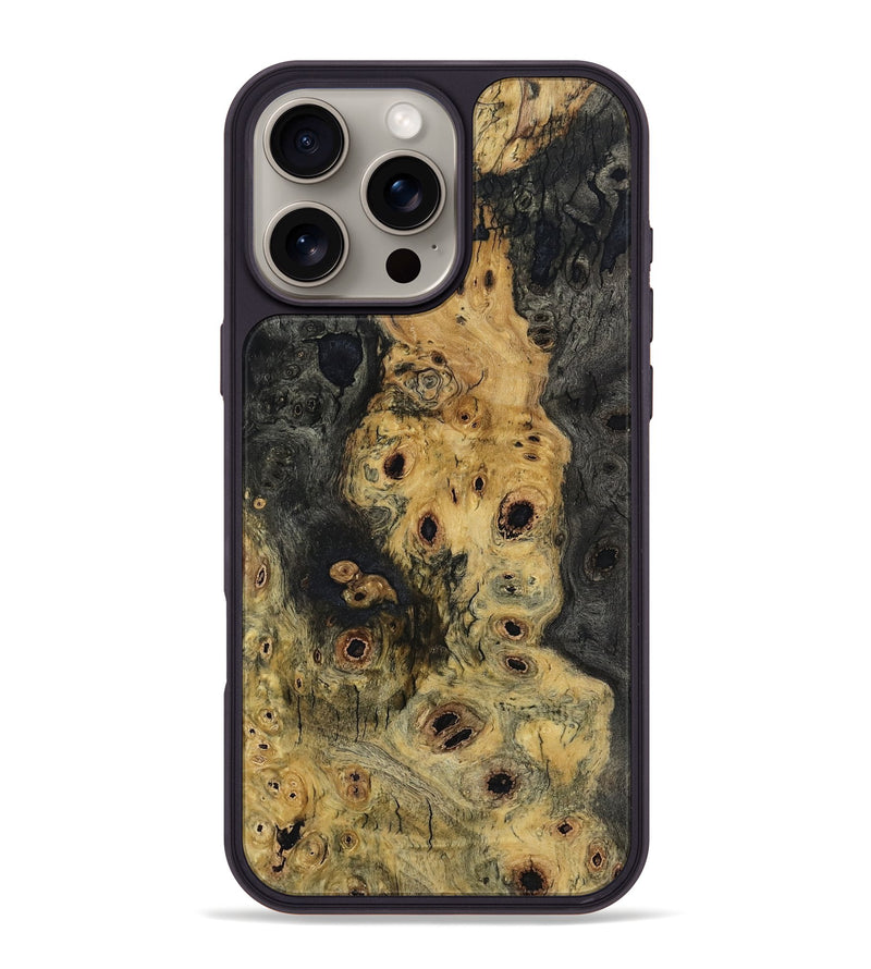 iPhone 16 Pro Max Wood Phone Case - Alijah (Wood Burl, 799117)