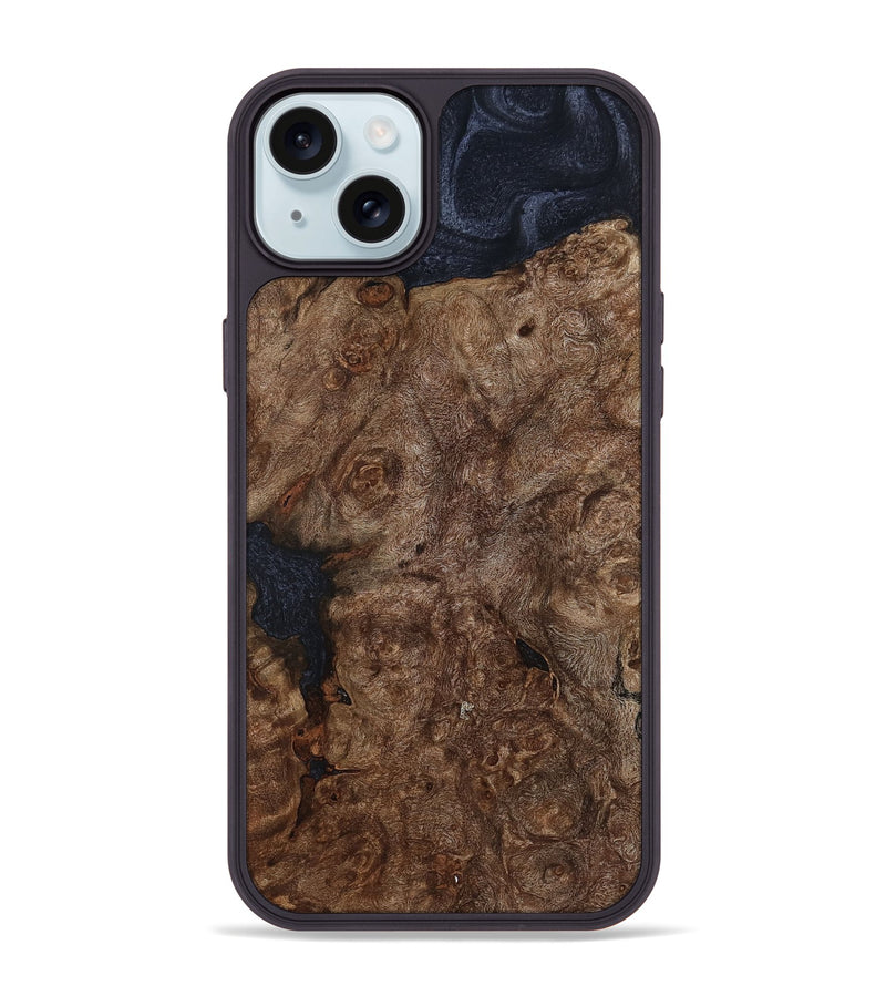 iPhone 15 Plus Wood Phone Case - Anya (Wood Burl, 799119)