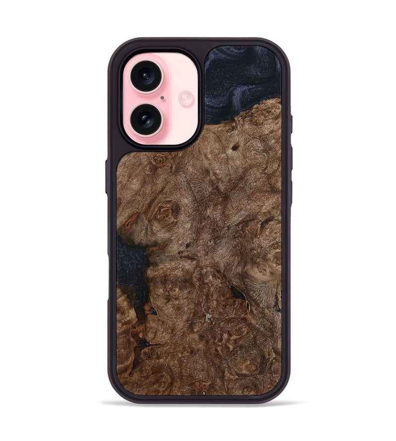 iPhone 16 Wood Phone Case - Anya (Wood Burl, 799119)